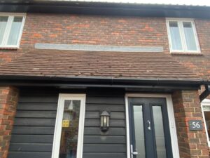 Freshly replaced fascia, soffit, and guttering showcasing modern uPVC materials on a house in Ilford