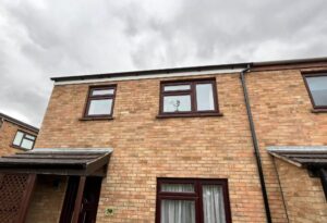 House after fascia soffit & guttering replacement