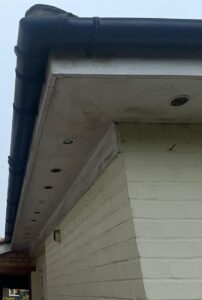 Fascia, Soffit & Guttering before SM Roofline work